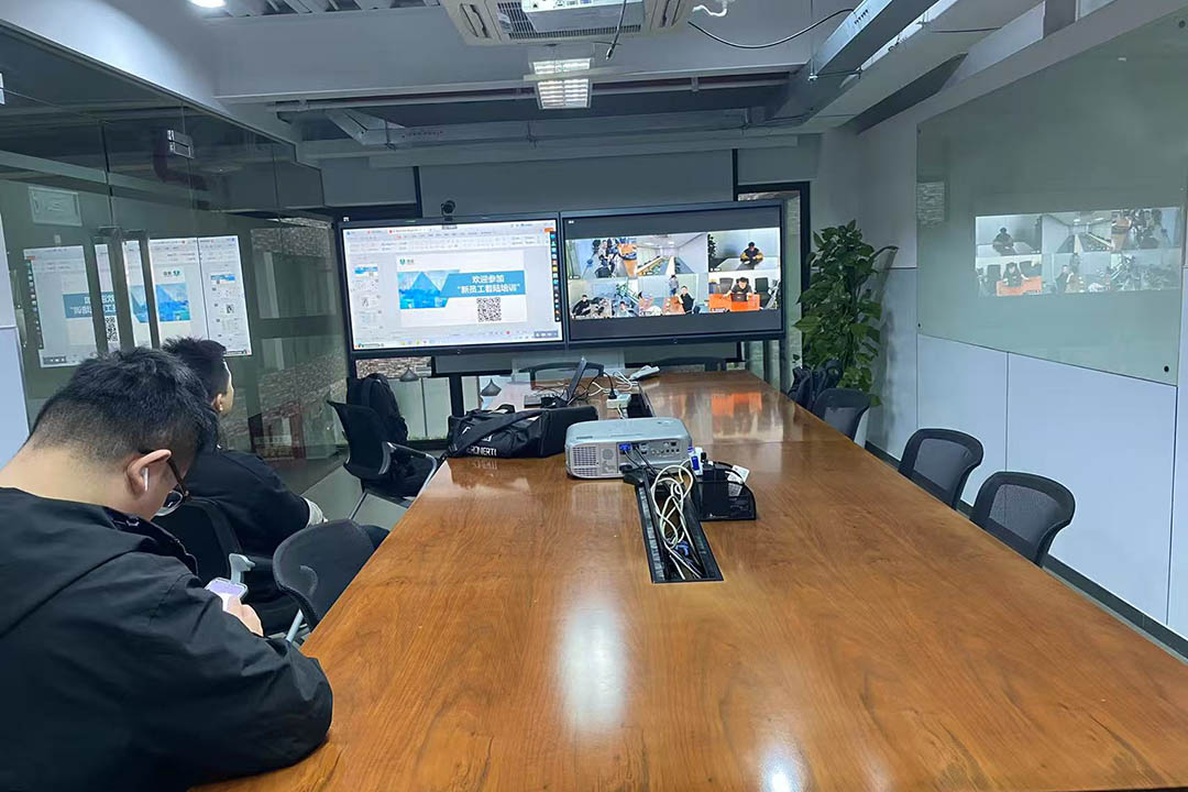 视频会议系统安装现场-上海禹亮科技