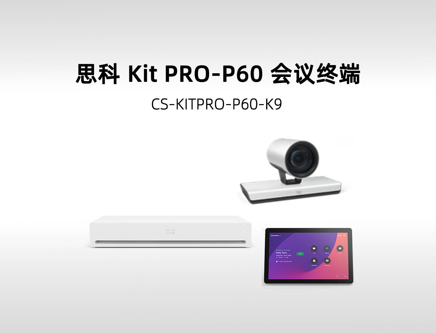 Cisco Room Kit Pro Precision 60 (CS-KITPRO-P60-K9) 思科超大型会议室视频会议终端，经典长焦摄像机套装