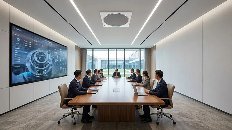 1787023887157380.webp 让会议设备隐形的高端会议室场景