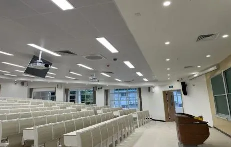 学术报告厅扩声系统解决方案 - 矩阵麦无感扩声与观众席拾音